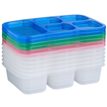 our goods 5 Compartment Food Storage Containers, 6 ct