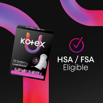 Kotex Ultra Thin Pads, Regular Absorbency, 44 ct