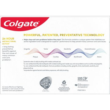 Colgate Total Active Prevention Toothpaste- Deep Clean, 3 pk