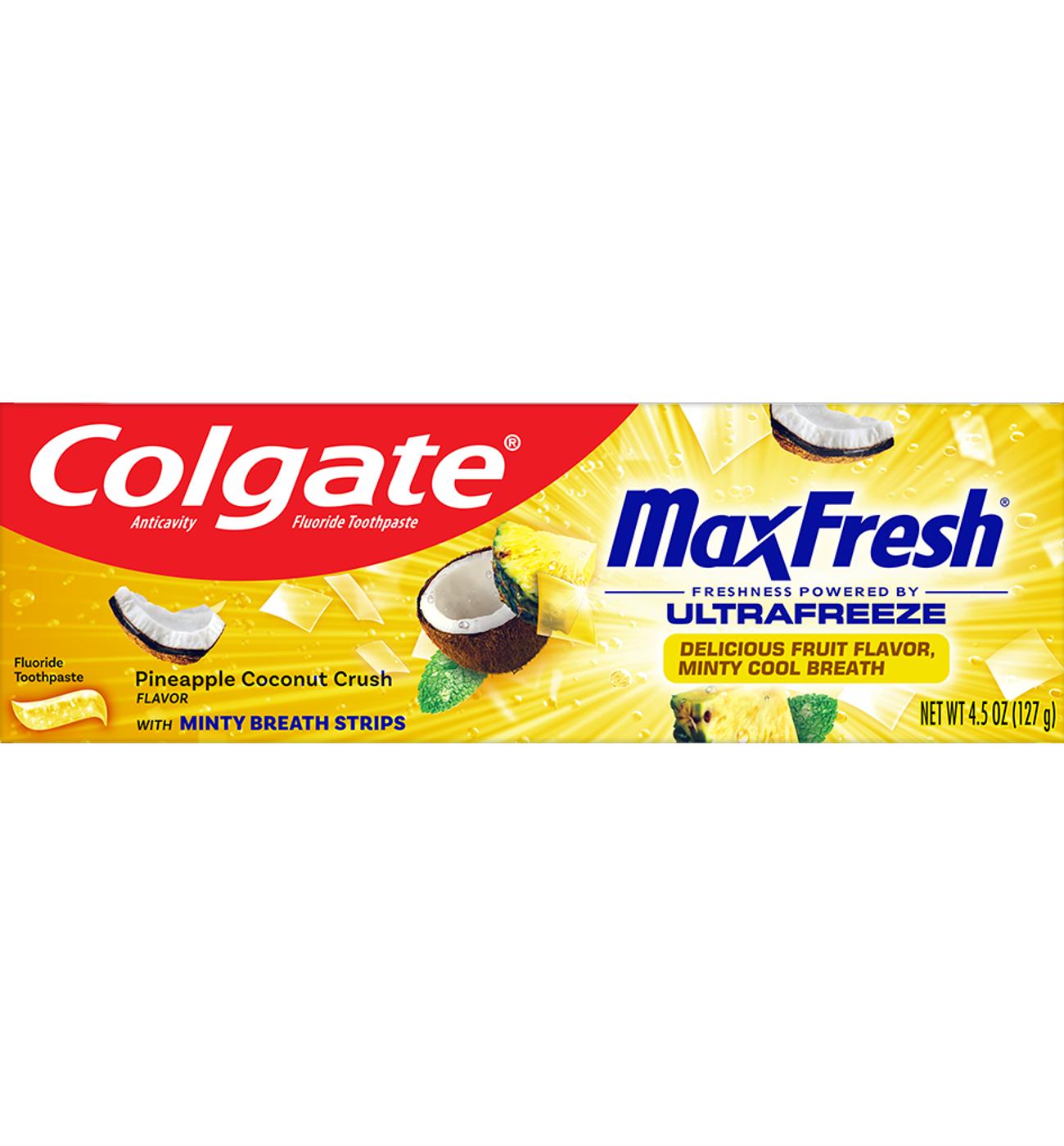 Colgate Max Fresh Toothpaste - Pineapple Coconut Crush; image 1 of 3