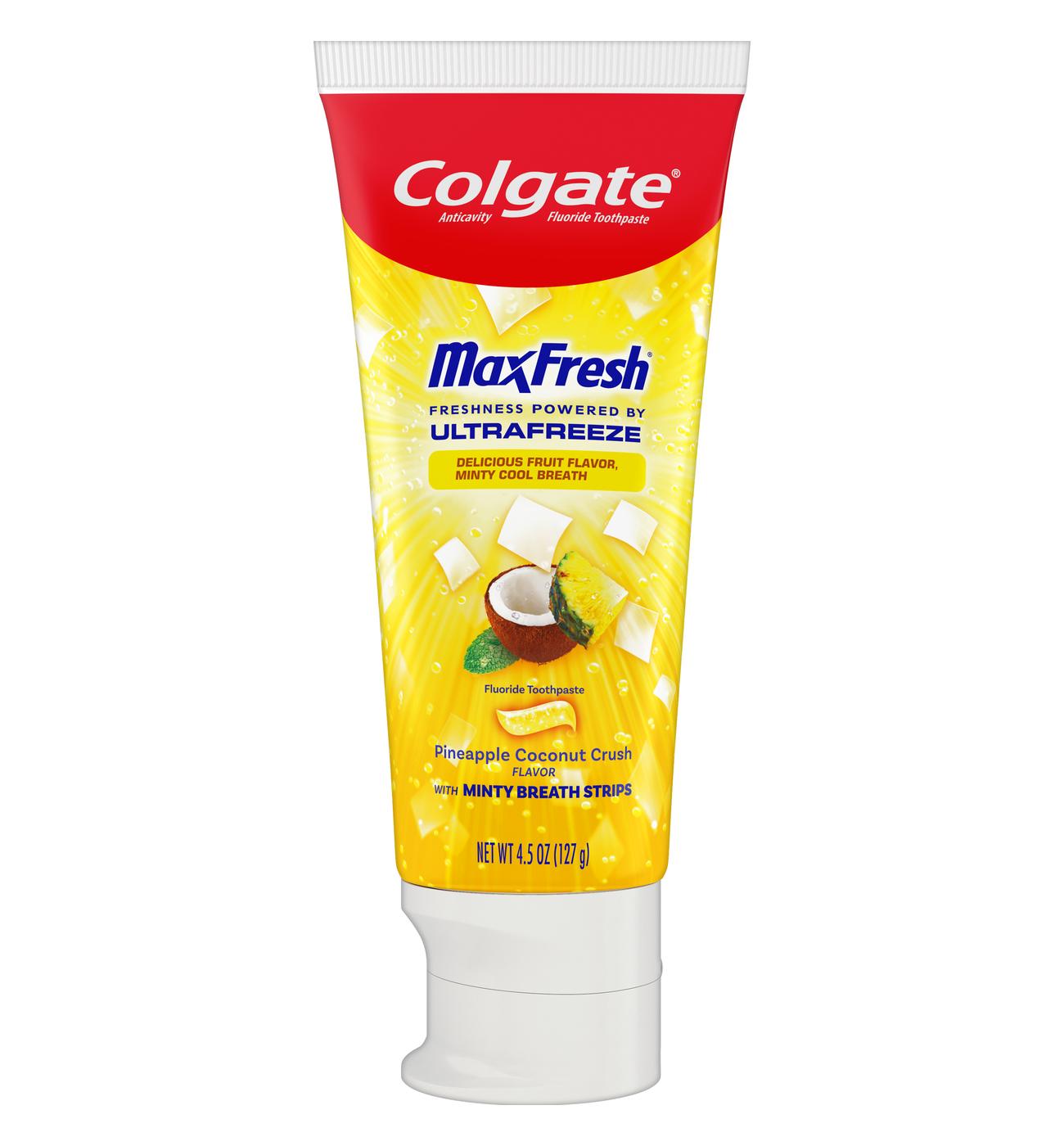 Colgate Max Fresh Toothpaste - Pineapple Coconut Crush; image 2 of 3