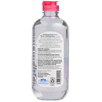 Hill Country Fare 3-in-1 Micellar Cleansing Water, 13.5 oz