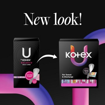 Kotex Absorbent Wrapped Liners - Light Absorbency, Regular Length