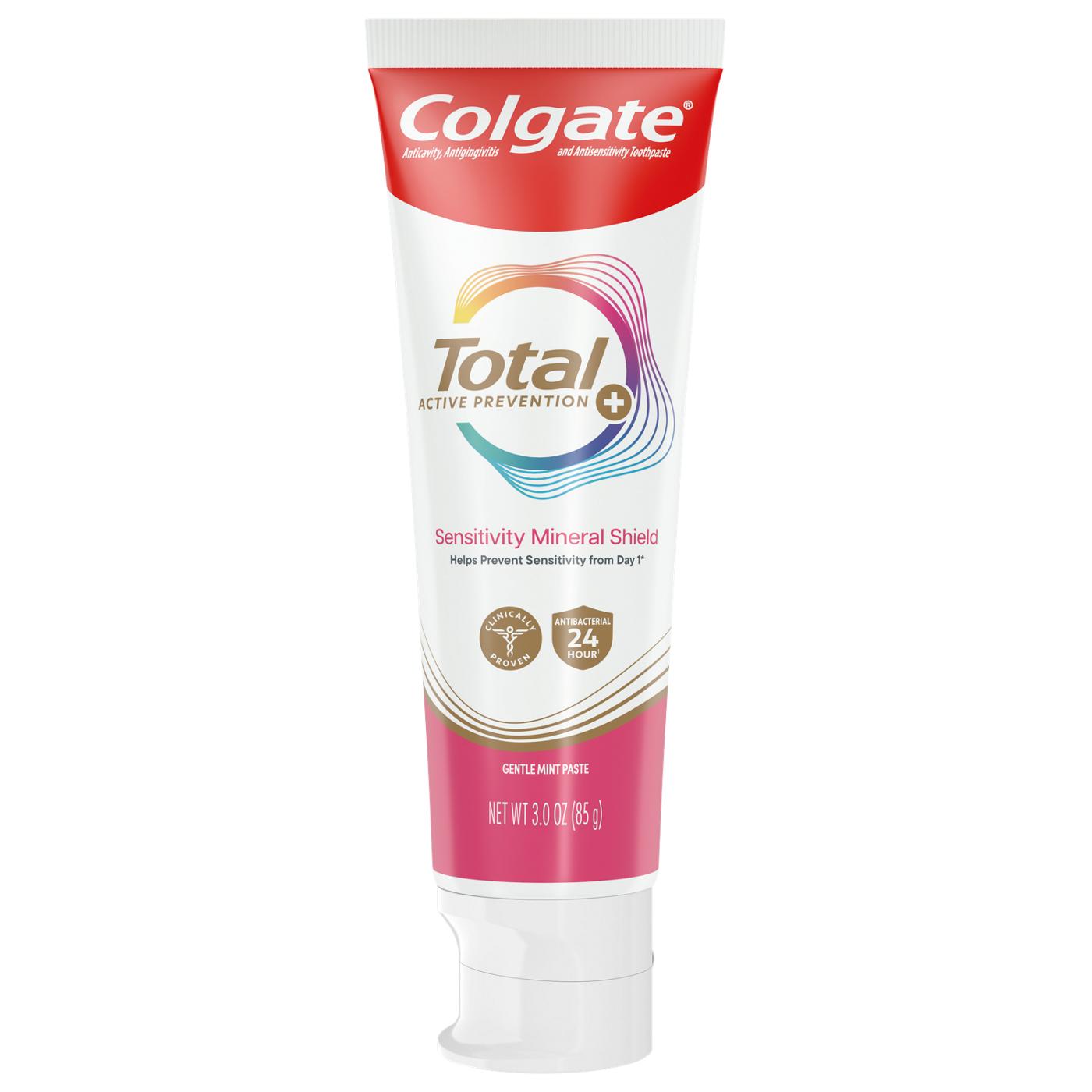Colgate Total Active Prevention Sensitivity Mineral Shield Toothpaste - Gentle Mint; image 2 of 4