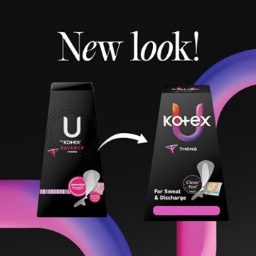 Kotex Daily Thong Wrapped Liners - Light Absorbency, Regular Length