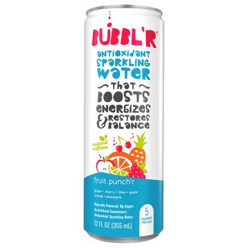 Bubbl'r Antioxidant Sparkling Water - Fruit Punch'r