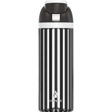Manna Chatham Bottle - Black Stripes, 28 oz