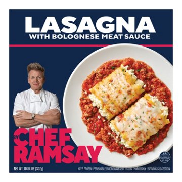 By Chef Ramsay Frozen Lasagna with Bolognese Meat Sauce