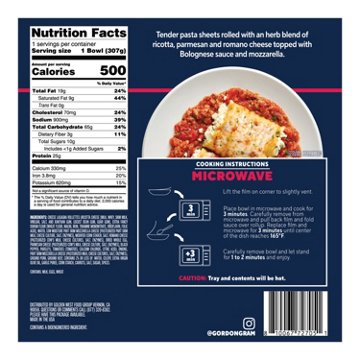 By Chef Ramsay Frozen Lasagna with Bolognese Meat Sauce