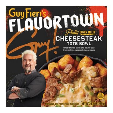 Guy Fieri Flavortown Philly Super Melty Cheesesteak Tots Bowl