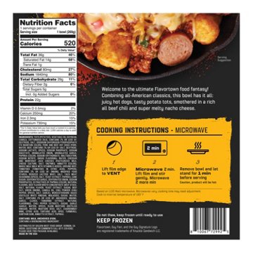 Guy Fieri Flavortown Chili Cheese Dog Loaded Tots