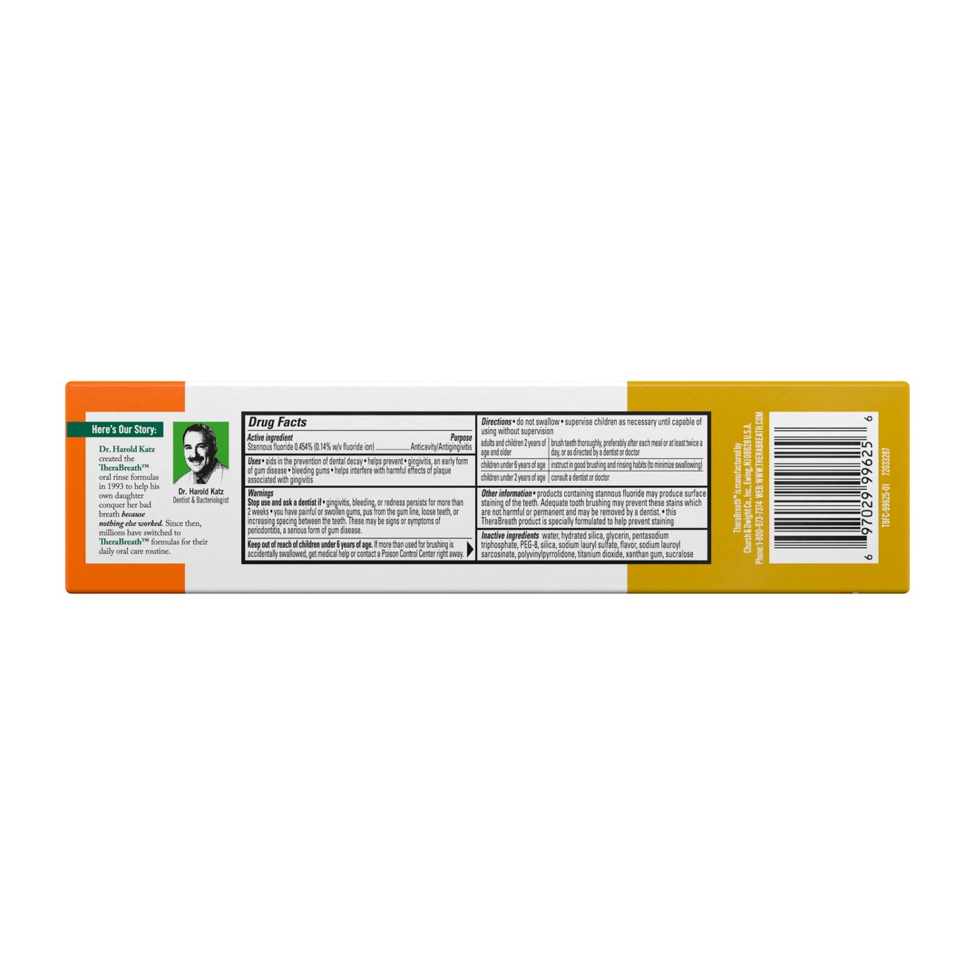 TheraBreath Deep Clean Toothpaste - Fresh Mint; image 2 of 2