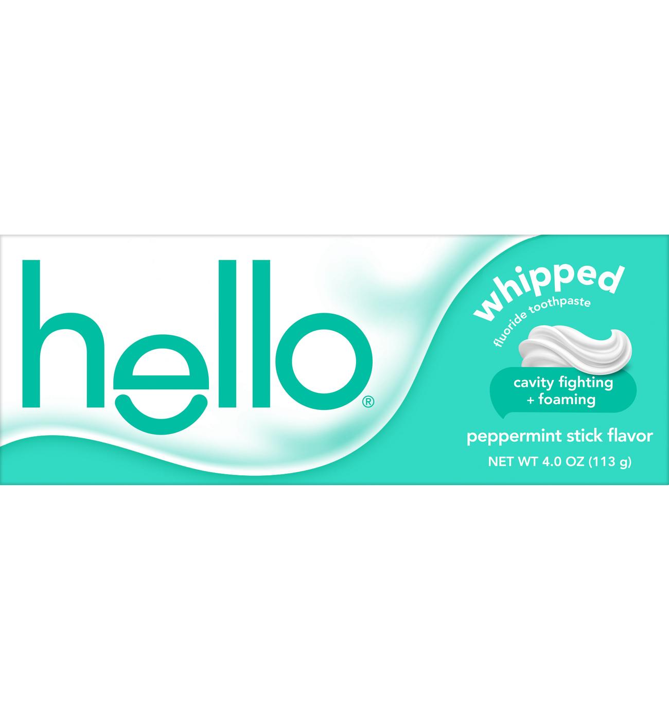 Hello Whipped Toothpaste - Peppermint Stick; image 1 of 4