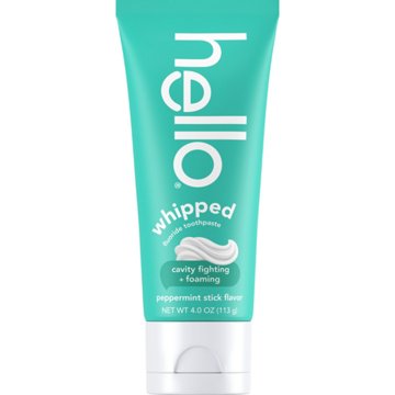 Hello Whipped Toothpaste - Peppermint Stick