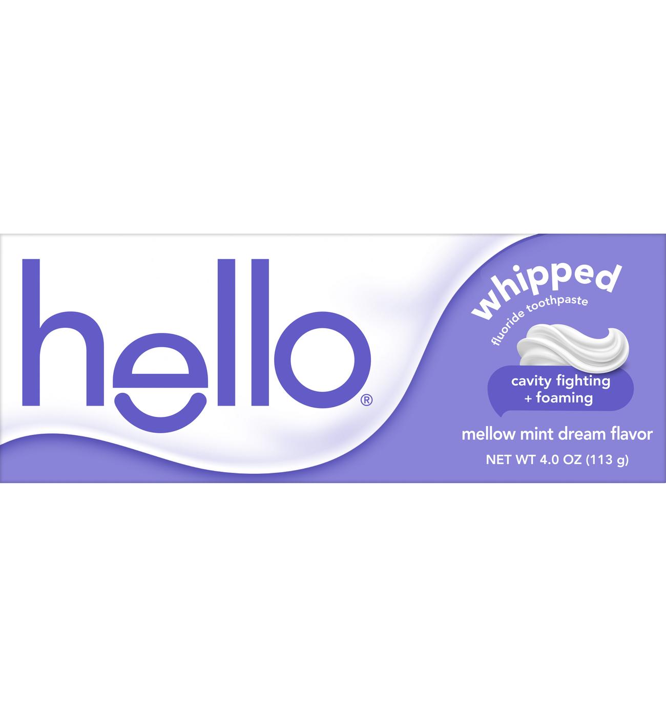 Hello Whipped Toothpaste - Mellow Mint Dream; image 1 of 4