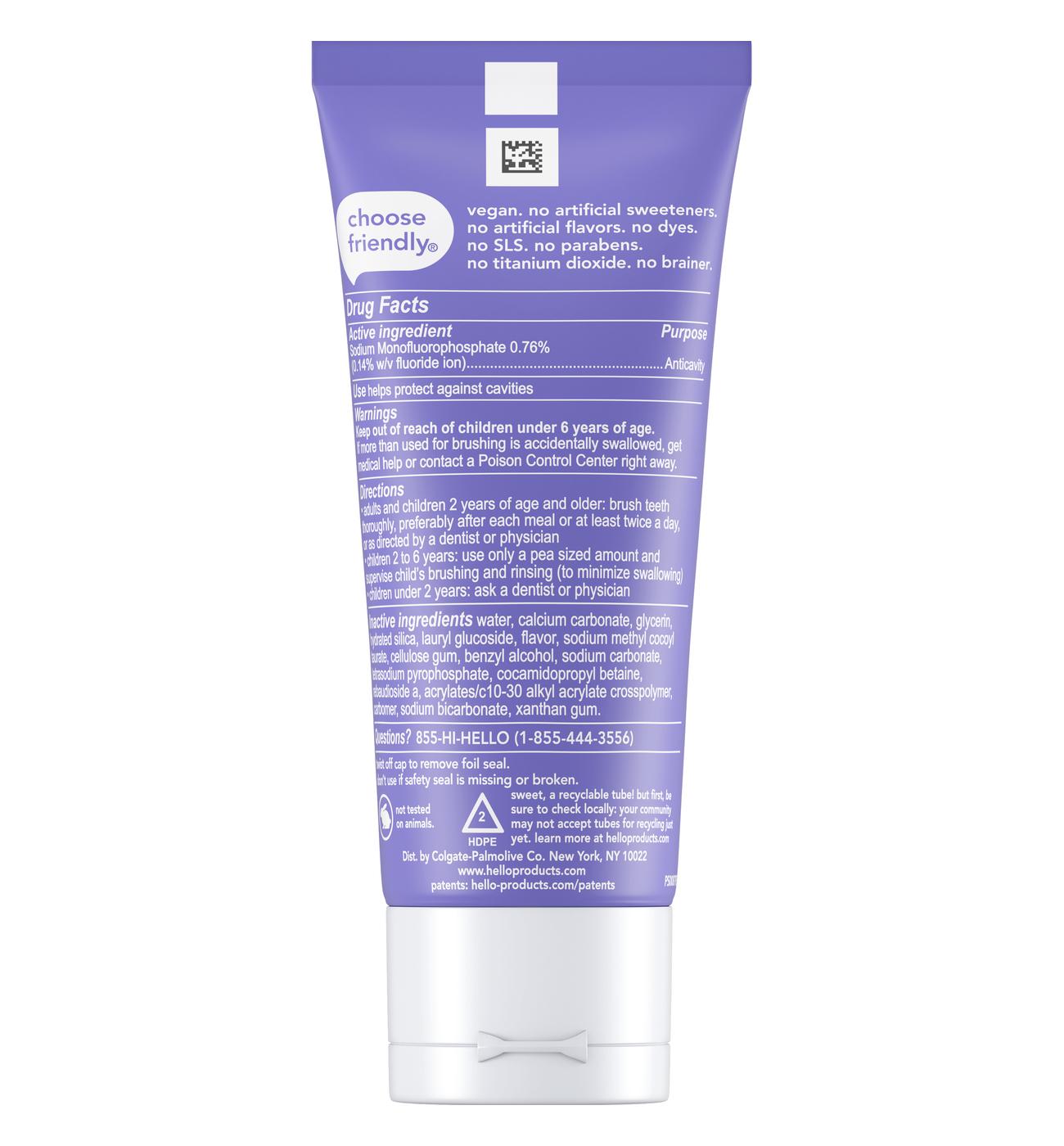 Hello Whipped Toothpaste - Mellow Mint Dream; image 3 of 4