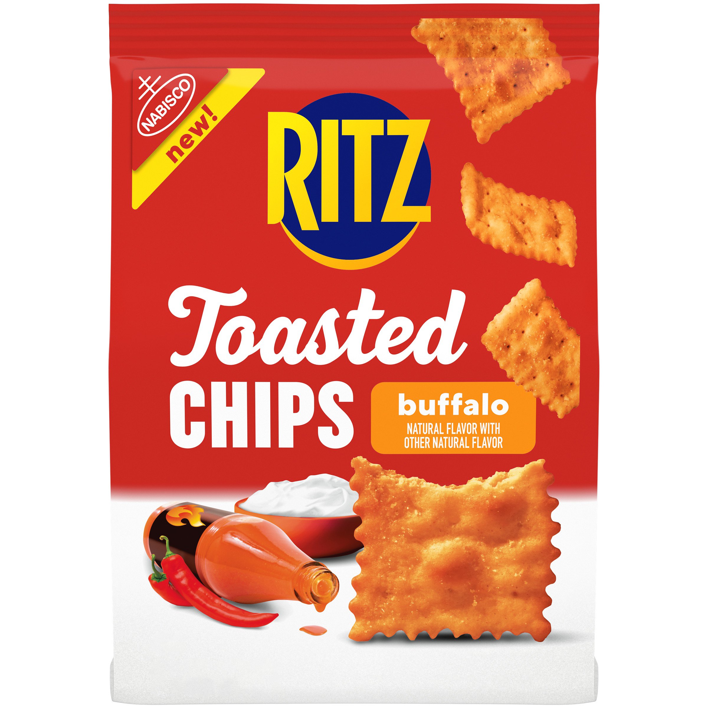 Ritz Toasted Chips Buffalo Crackers - Shop Crackers & breadsticks at H-E-B