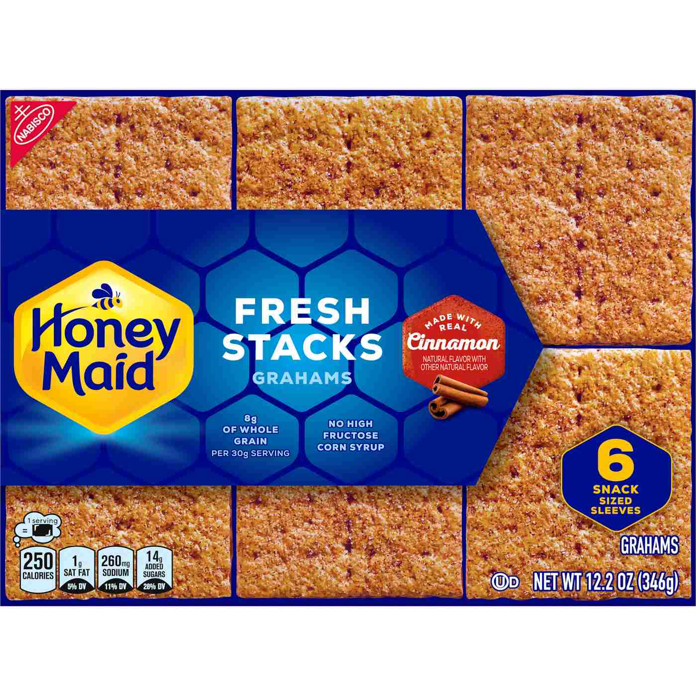 Honey Maid Fresh Stacks Cinnamon Graham Crackers; image 3 of 9