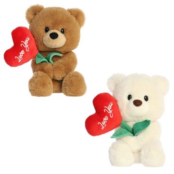 Aurora Blossoming Love Valentine's Bear - Assorted Styles