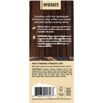 Every Man Jack Beard Oil - Vanilla & Cedar, 1 oz