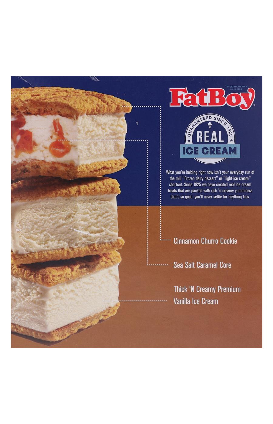 FatBoy Cinnamon Churro Ice Cream Sandwiches; image 3 of 4