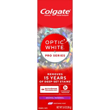 Colgate Optic White Pro Series Enamel Renewal  Toothpaste - Soothing Mint