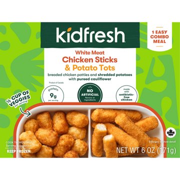 Kidfresh Chicken Sticks & Potato Tots