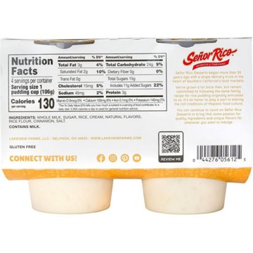 Señor Rico Rice Pudding