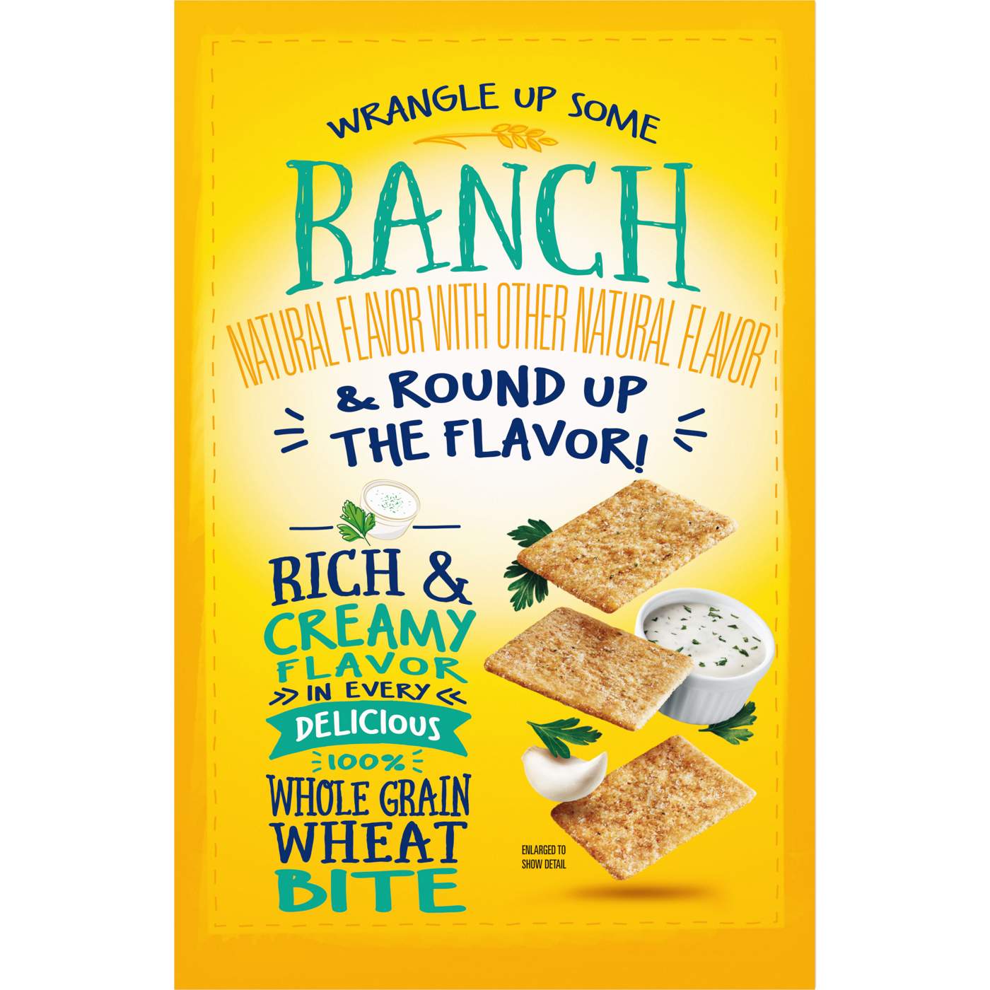 Wheat Thins Ranch Whole Grain Wheat Crackers; image 3 of 3