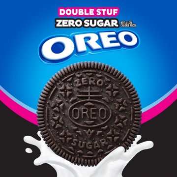 OREO Double Stuf Zero Sugar Chocolate Sandwich Cookies 