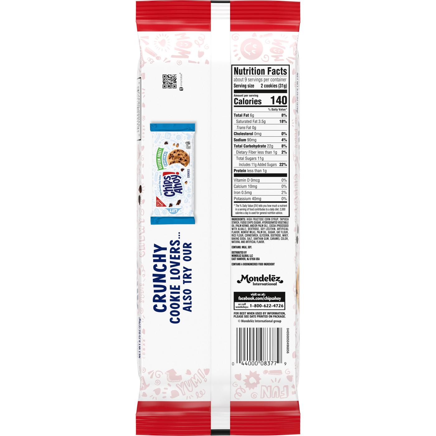 Chips Ahoy! Chewy Gluten Free Chocolate Chip Cookies; image 2 of 4