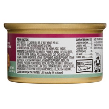 H-E-B Market Blend Classic Pate Wet Cat Food Can - Whitefish & Tuna Entrée