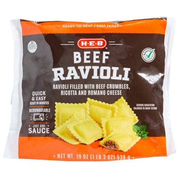 H-E-B Frozen Beef Ravioli