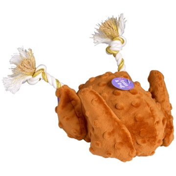 Woof & Whiskers Thanksgiving Turkey Toss & Tug Dog Toy