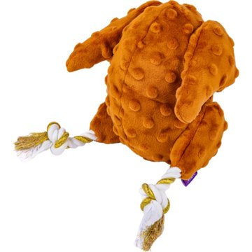 Woof & Whiskers Thanksgiving Turkey Toss & Tug Dog Toy