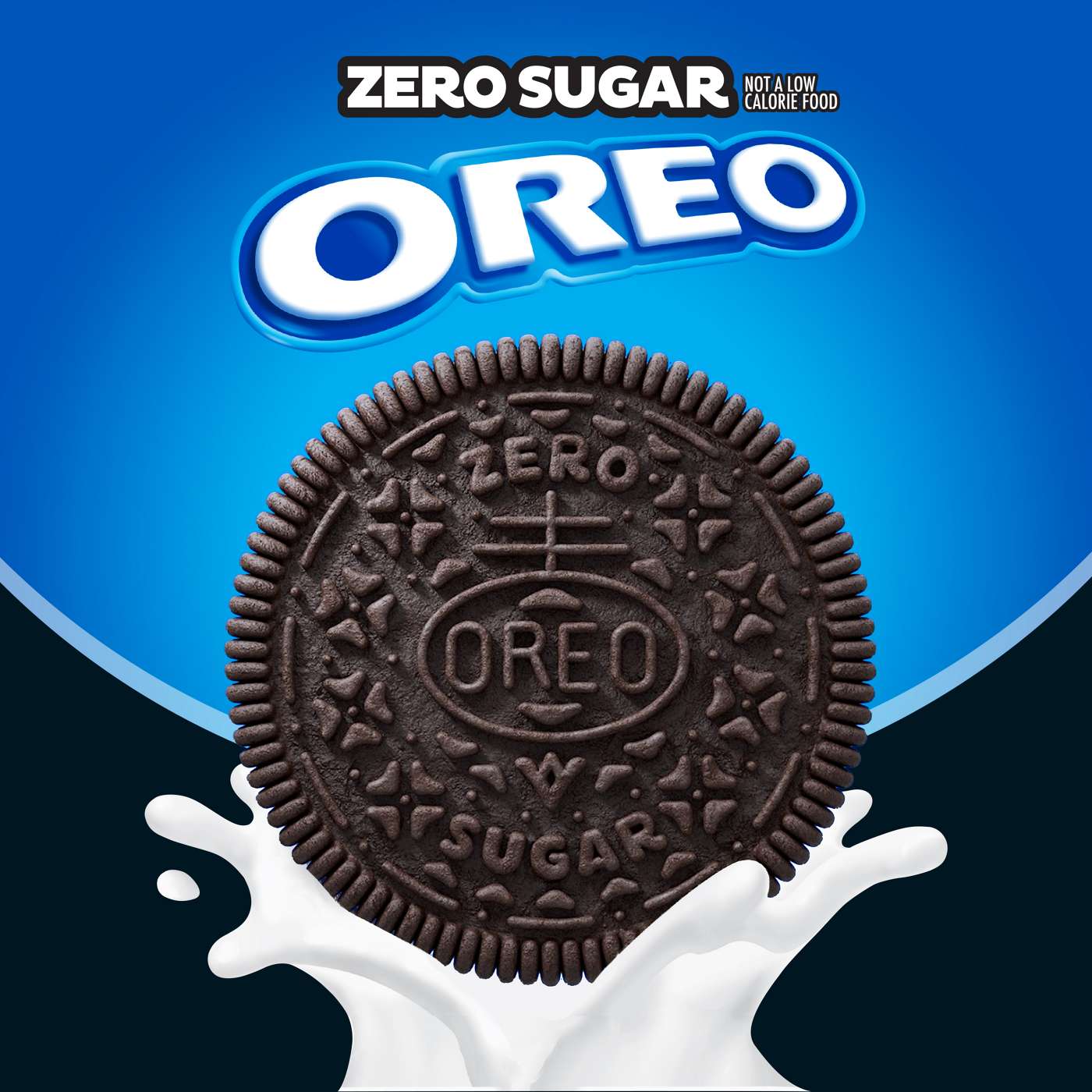 OREO Zero Sugar Chocolate Sandwich Cookies; image 7 of 10
