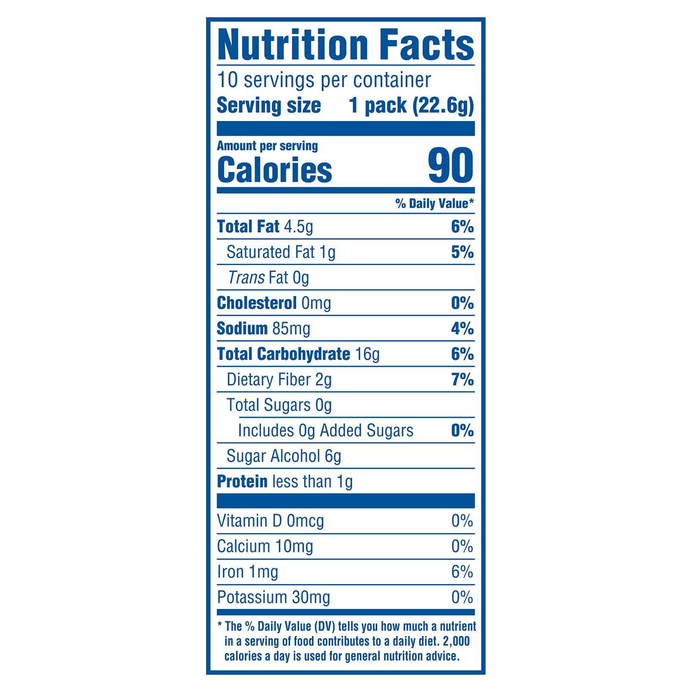 OREO Zero Sugar Chocolate Sandwich Cookies; image 10 of 10