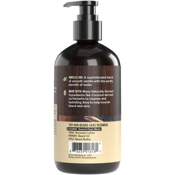 Every Man Jack Beard & Face Wash - Vanilla & Cedar, 6.7 oz
