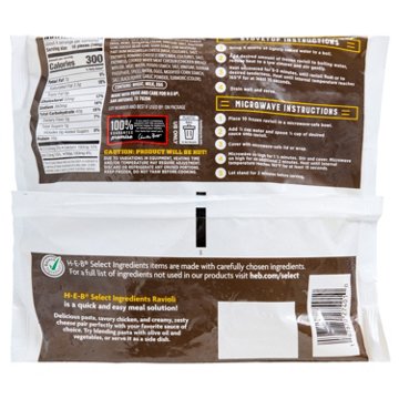 H-E-B Frozen Chicken Ravioli