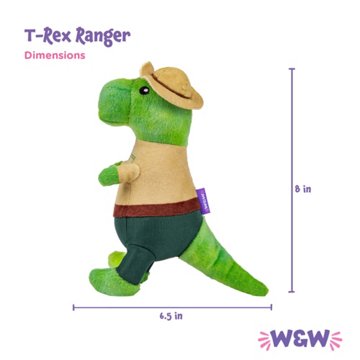Woof & Whiskers T-Rex Ranger Dog Toy