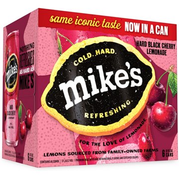 Mike's Hard Black Cherry Lemonade 6 pk Cans, 12 oz