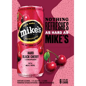 Mike's Hard Black Cherry Lemonade 6 pk Cans, 12 oz