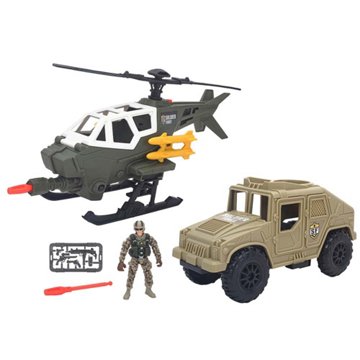 Soldier Force Land & Sky Dual Assault Mission Playset