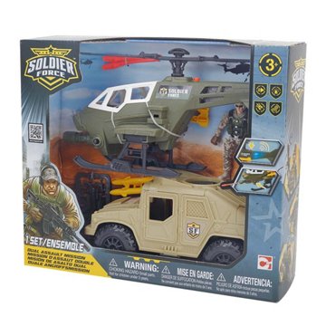 Soldier Force Land & Sky Dual Assault Mission Playset