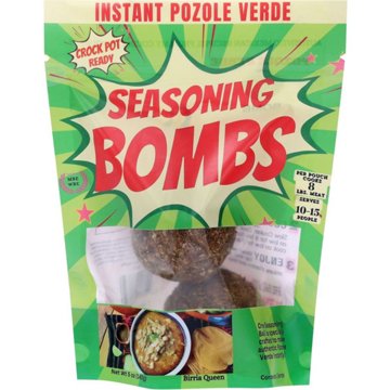 Birria Queen Instant Pozole Verde Seasoning Bombs