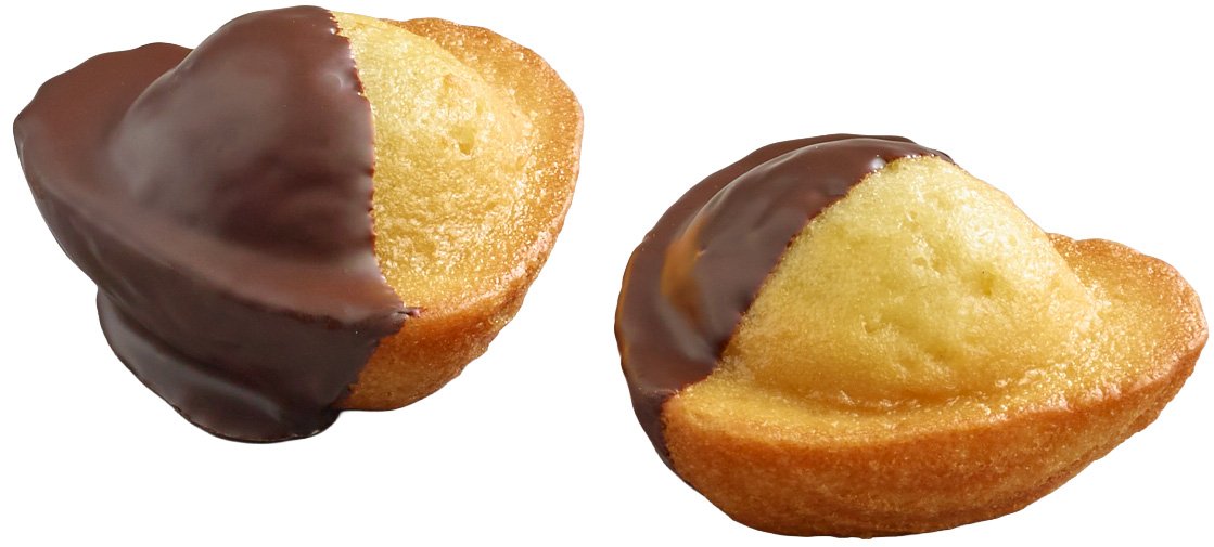 Central Market Chocolate Hazelnut Filled Madeleine Heart Shaped, 2