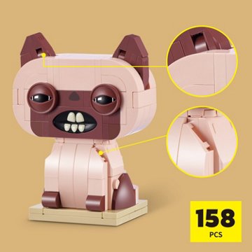 Zuru MAX Fuggler Alley Cat Building Toy, 158 pc