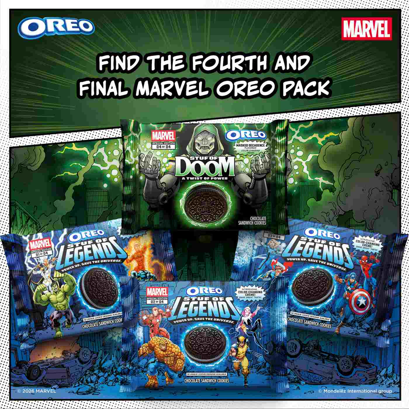 OREO Limited Edition Stuf Of Doom Chocolate Sandwich Cookies; image 7 of 10