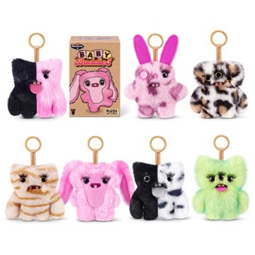 Zuru Fuggler Baby Baddies Plush Bag Charm Blind Box