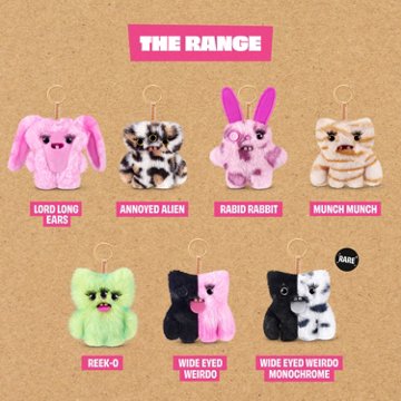 Zuru Fuggler Baby Baddies Plush Bag Charm Blind Box